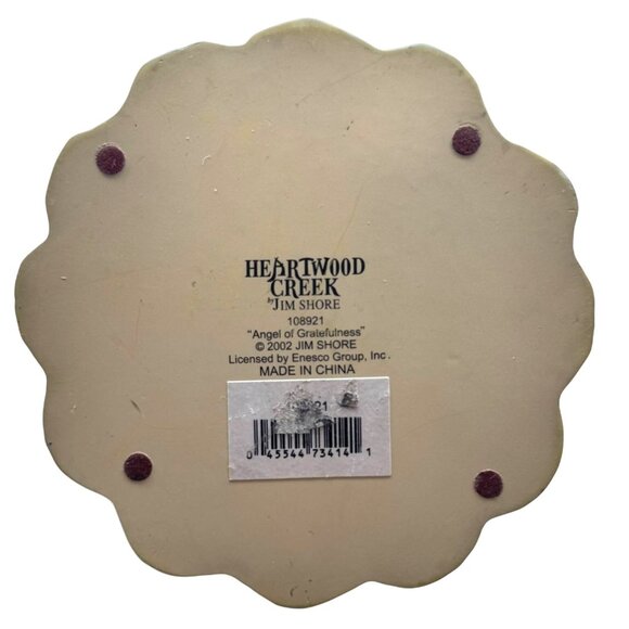 Jim Shore Angel Of Gratefulness Figurine Handcrafted 10" Tall Floral Design - Picture 6 of 6